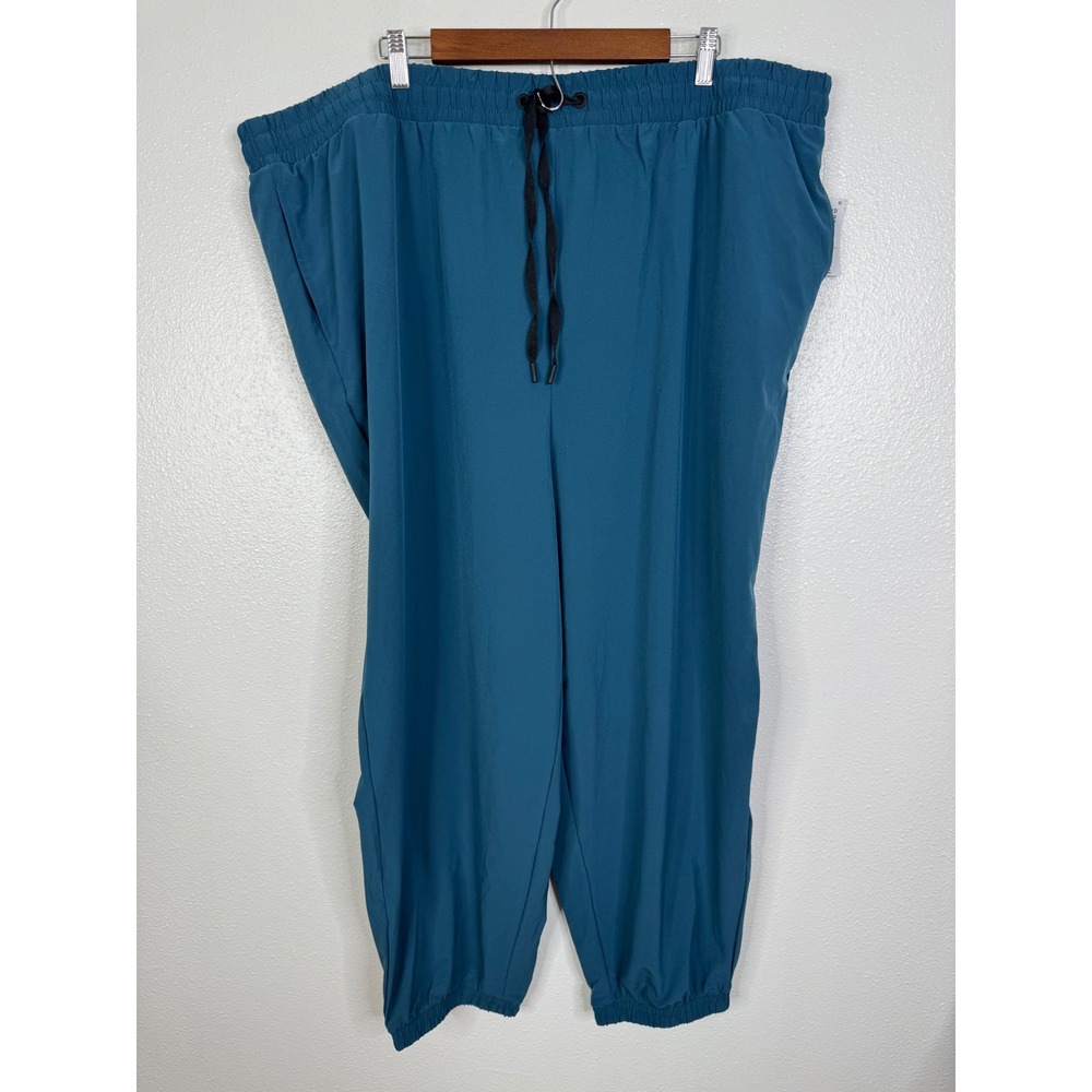 Torrid Stretch Woven Active Jogger Legion‎ Blue Plus Size 4 4X 26 New NWT